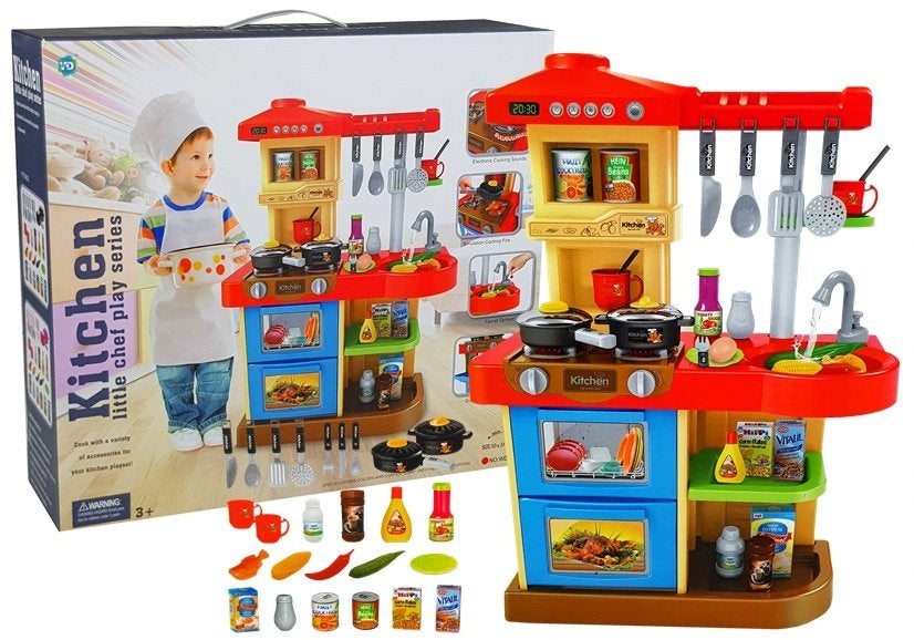 Cozinha infantil com sons e torneira real