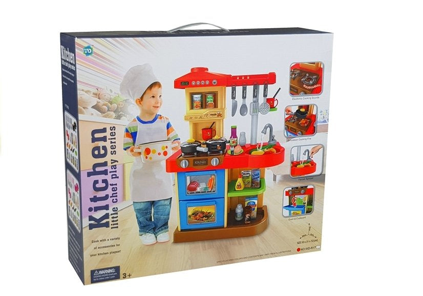 Cozinha infantil com sons e torneira real