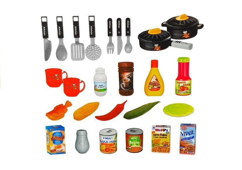 Cozinha infantil com sons e torneira real