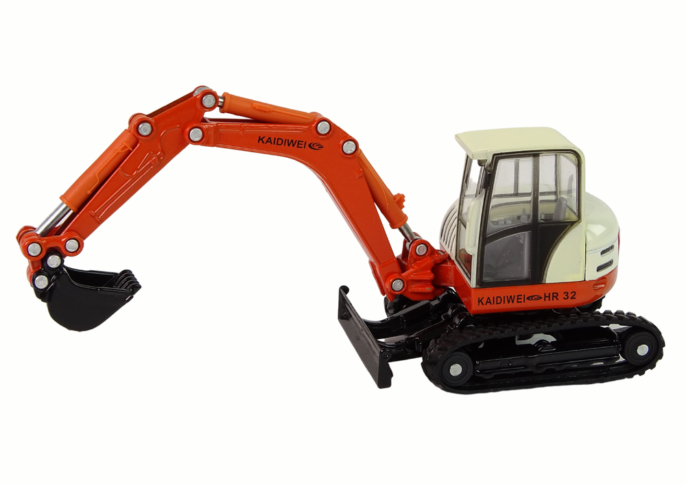 Escavadora metálica com braço grande 1:50 die-cast