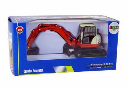 Escavadora metálica com braço grande 1:50 die-cast