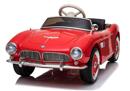 Carro elétrico BMW Retro vermelho pintado