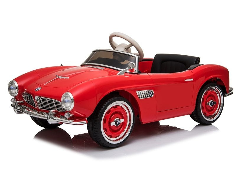 Carro elétrico BMW Retro vermelho pintado
