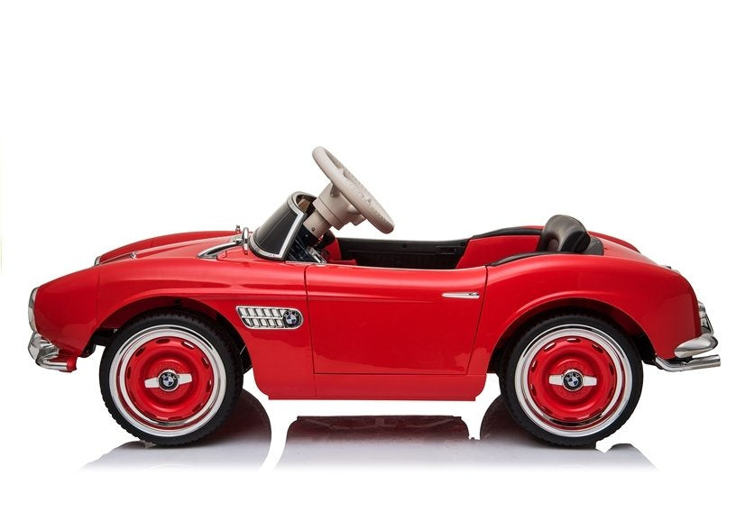 Carro elétrico BMW Retro vermelho pintado