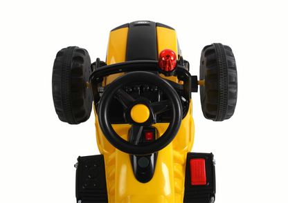 Carro elétrico JS328D amarelo