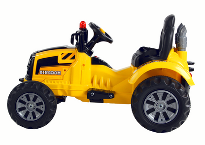 Carro elétrico JS328D amarelo