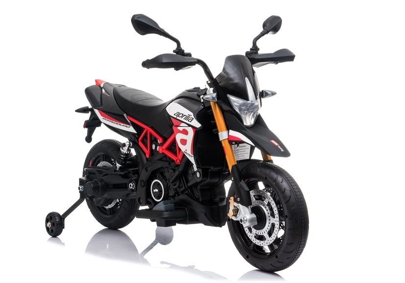 Moto elétrica Aprilia A007 preto e vermelho