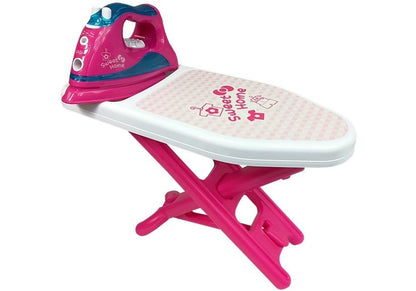 Conjunto engomar rosa ferro tábua cabides