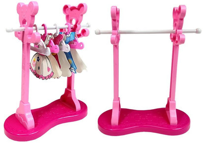 Conjunto engomar rosa ferro tábua cabides