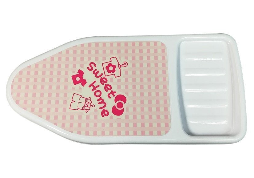 Conjunto engomar rosa ferro tábua cabides