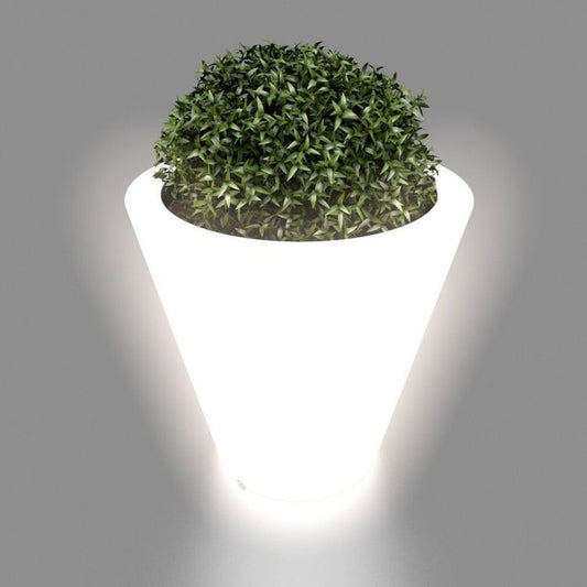 Vaso luminoso 50 x 50 x 60 cm branco