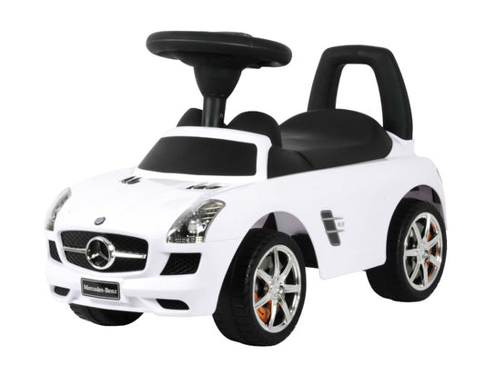 Carro elétrico infantil Mercedes SLS 67x29x37 cm branco
