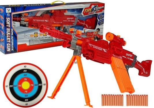 Arma de brinquedo com alvo 75 cm