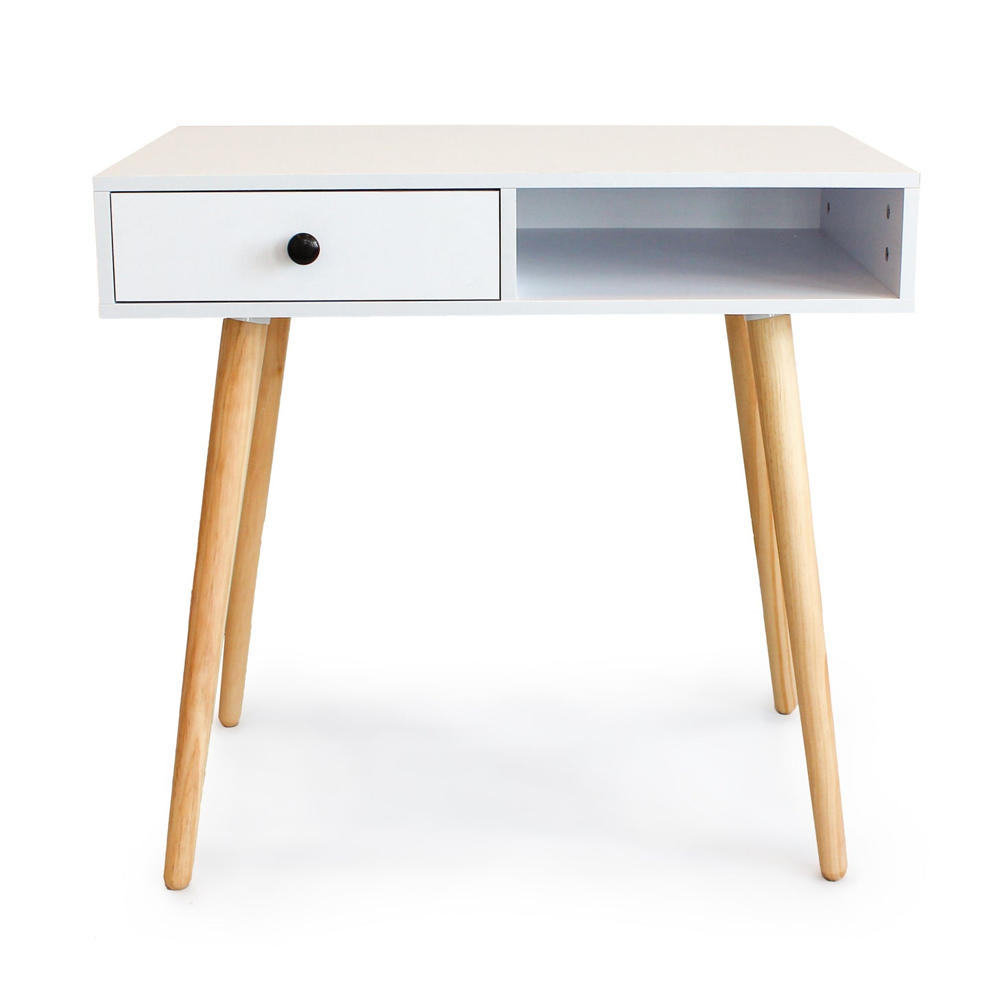 Secretária com gaveta 80x45x77 cm branco