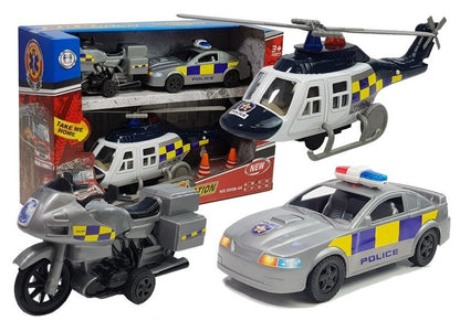 Conjunto polícia com luz e som