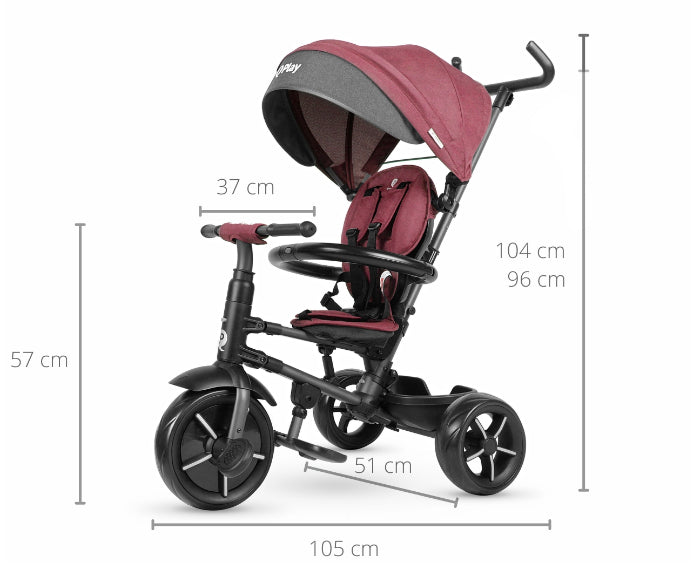 Triciclo Qplay Rito Star Purple