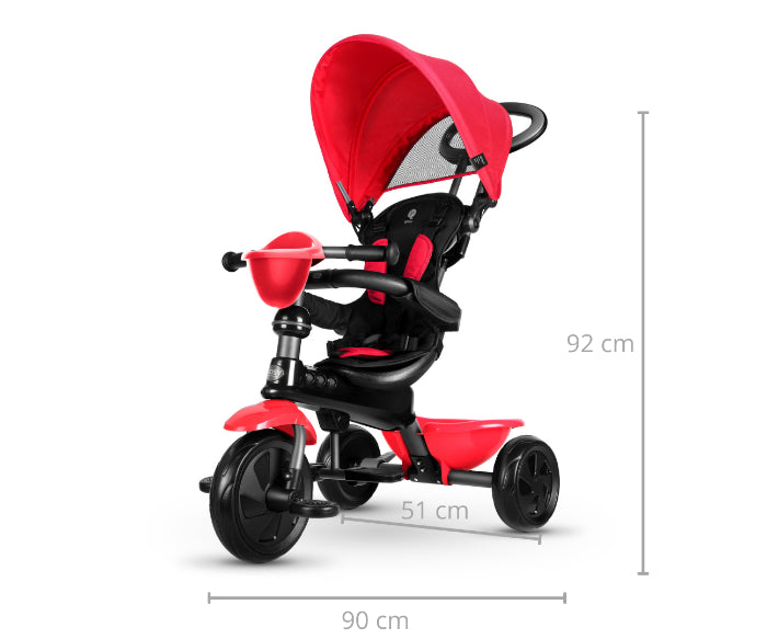 Triciclo Qplay Cosy Red