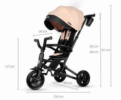 Triciclo Qplay Nova Niello Khaki