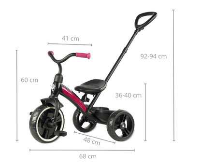 Triciclo Qplay Elite Plus Pink