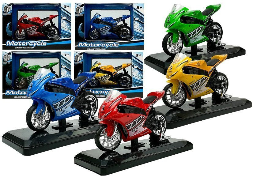 Moto desportiva com som 1:18 (1 unidade, sortido)