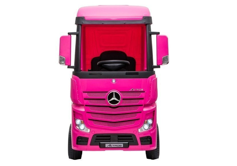 Camião elétrico infantil Mercedes Actros rosa 4x4