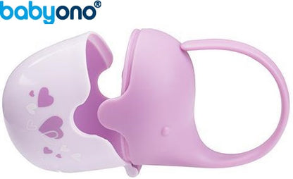 Baby Ono - Porta-chupetas elefante rosa