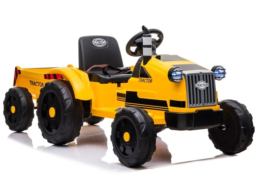 Trator elétrico infantil CH9959 amarelo