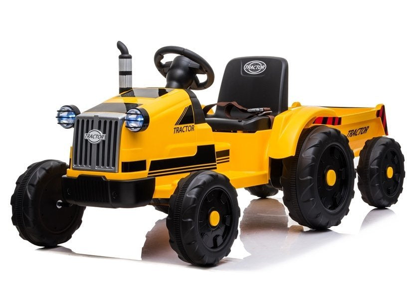 Trator elétrico infantil CH9959 amarelo