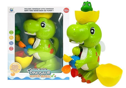 Dinossauro de banho moinho de água