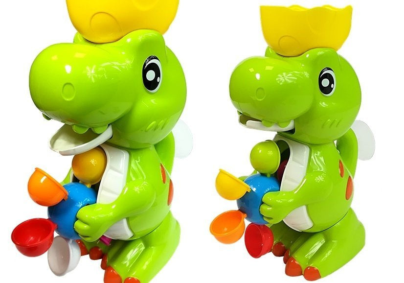 Dinossauro de banho moinho de água