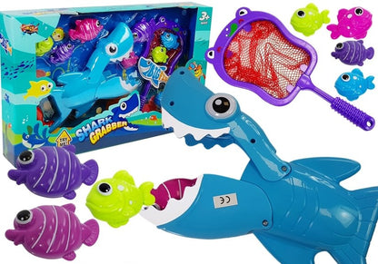 Jogo pesca tubarão com rede