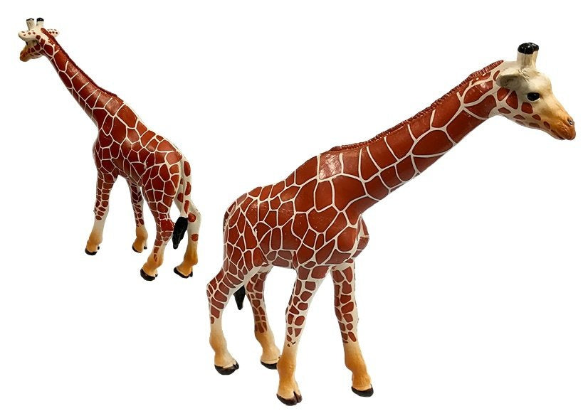 Conjunto figuras girafas educativas 3 peças África