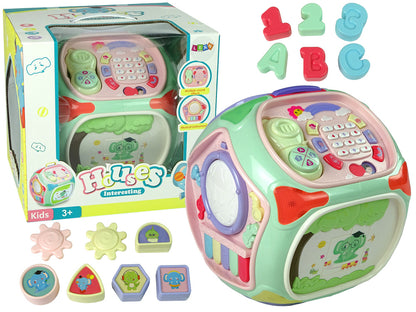 Telefone interativo educativo formas números piano