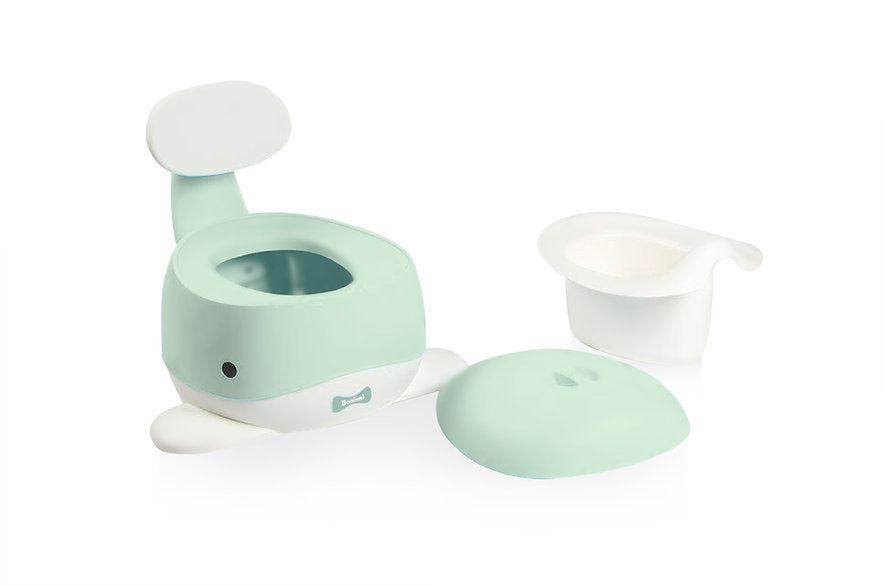 Bacio para bebé Baleia Potty Green Baninni
