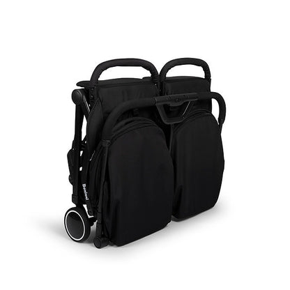 Carrinho de passeio para gémeos Adige Black Baninni