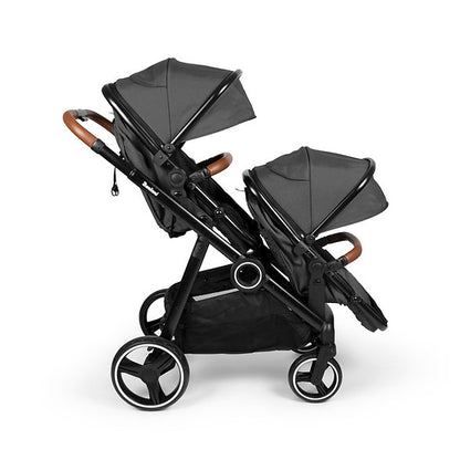 Carrinho de passeio para gémeos Conversível Duo Stroller Luiz Grey Baninni