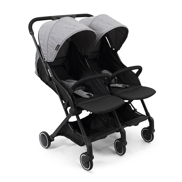 Carrinho de passeio para gémeos Adige Grey Baninni