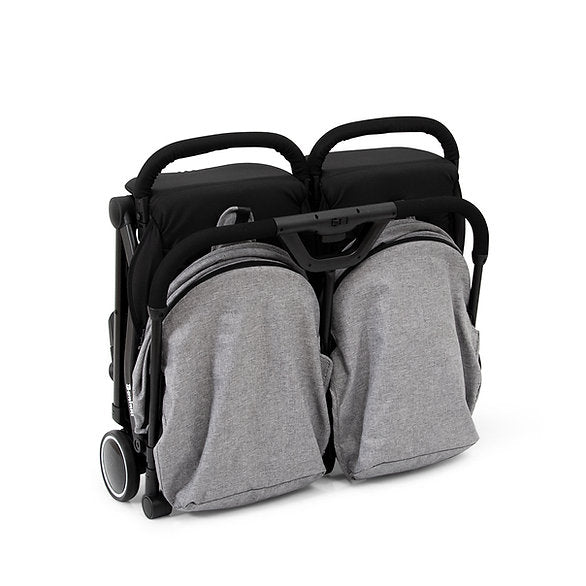 Carrinho de passeio para gémeos Adige Grey Baninni