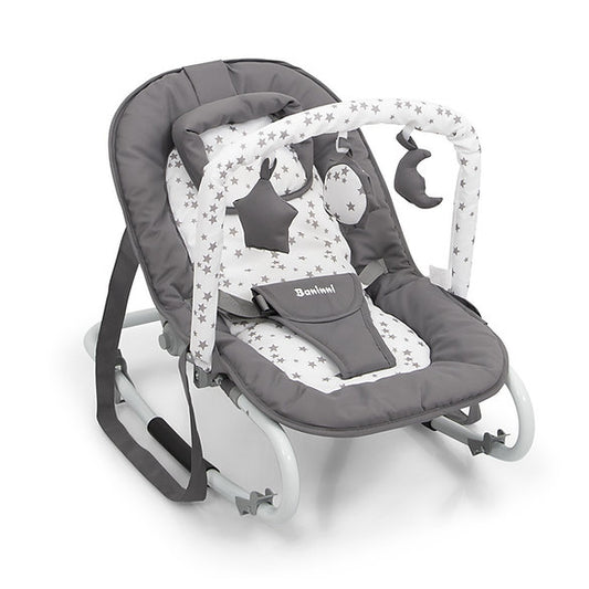 Espreguiçadeira Stelano Gray Stars Baninni