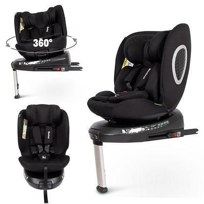 Cadeira auto I-Size 40 - 150 cm rotação 360º Tullio Black Baninni