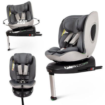 Cadeira auto I-Size 40 - 150 cm rotação 360º Tullio Gray Baninni