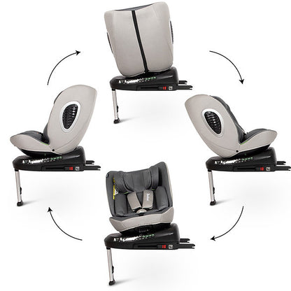 Cadeira auto I-Size 40 - 150 cm rotação 360º Tullio Gray Baninni