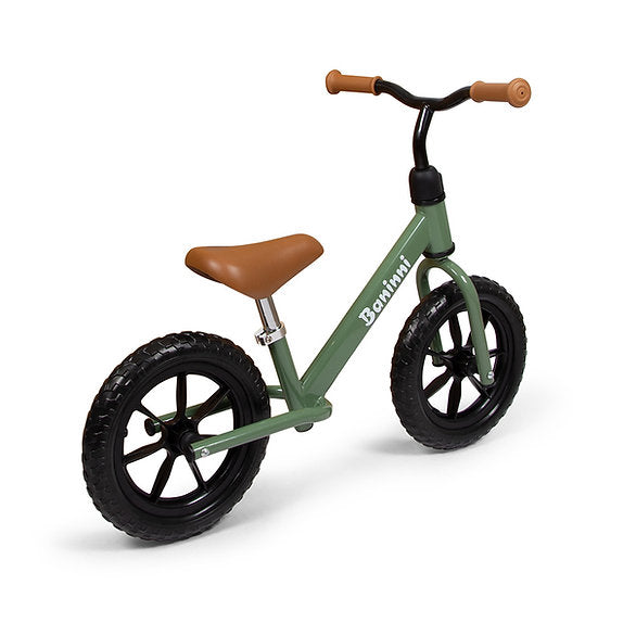 Bicicleta de equilíbrio Lola Green Black Baninni