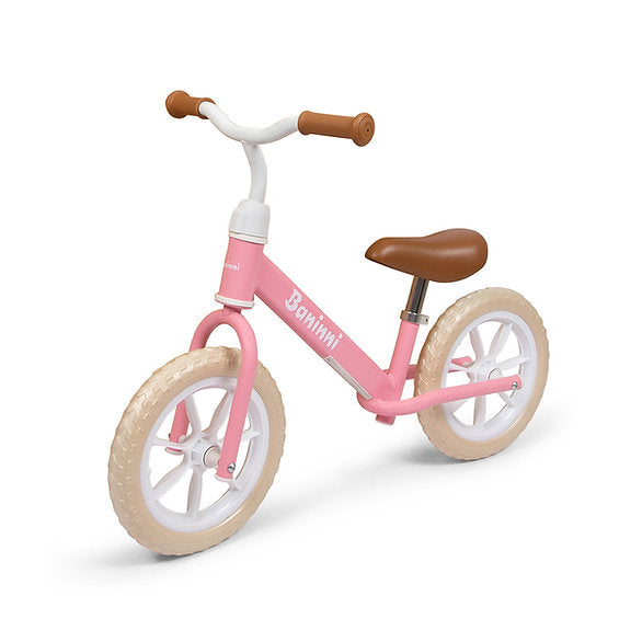 Bicicleta de equilíbrio Lola Pink White Baninni