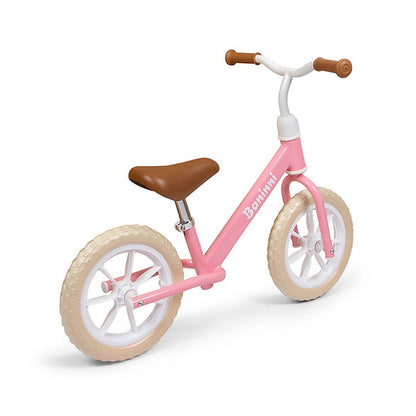 Bicicleta de equilíbrio Lola Pink White Baninni