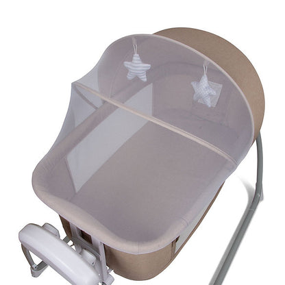 Berço de Baloiço Elétrico 4em1 Coco Beige Baninni