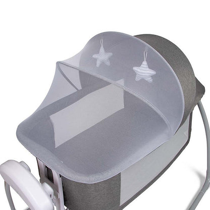 Berço de baloiço elétrico Coco 4em1 Gray Baninni