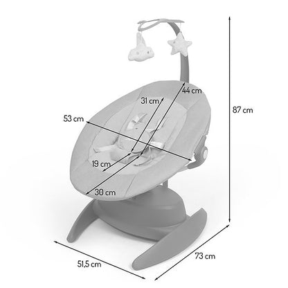 Espreguiçadeira Roya Gray Baninni