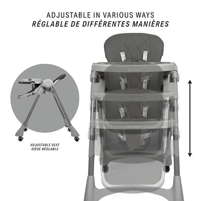 Cadeira da papa para bebés Roma Gray Baninni