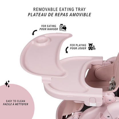 Cadeira da papa para bebés Roma Pink Baninni